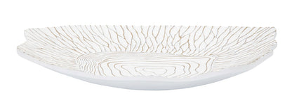 Piatto portaoggetti in resina con design irregolare cm 37x34x6
