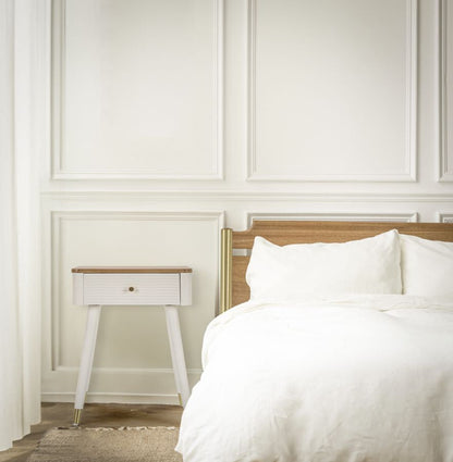 Eleganter Nachttisch Matera 45x32x62 cm