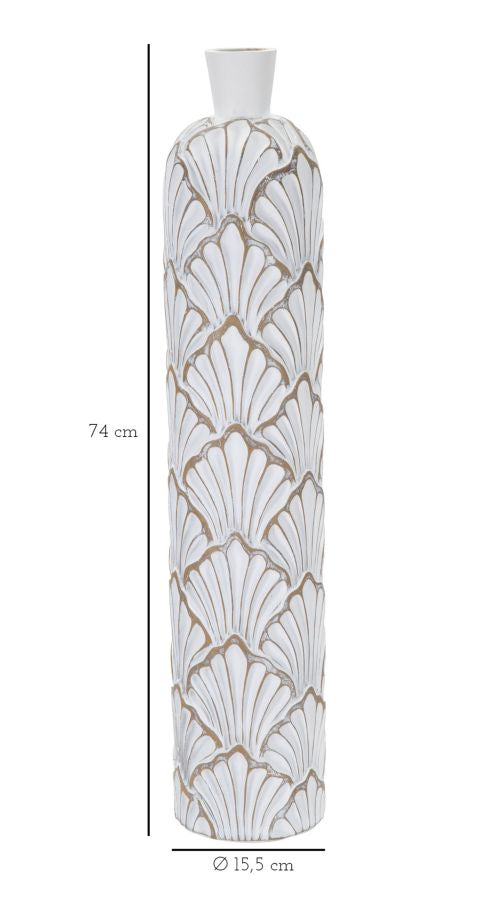 Panama Eleganter Harz-Blumentopf – Höhe 74 cm, Durchmesser 15,5 cm