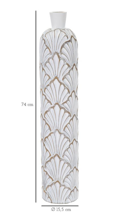 Panama Eleganter Harz-Blumentopf – Höhe 74 cm, Durchmesser 15,5 cm