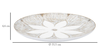Dekoteller aus Kunstharz Athen Ø 35,5 cm