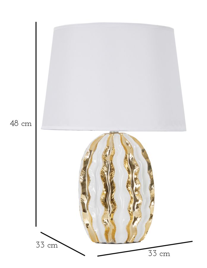 Elegante Tischlampe Glam Stary 33x48 cm
