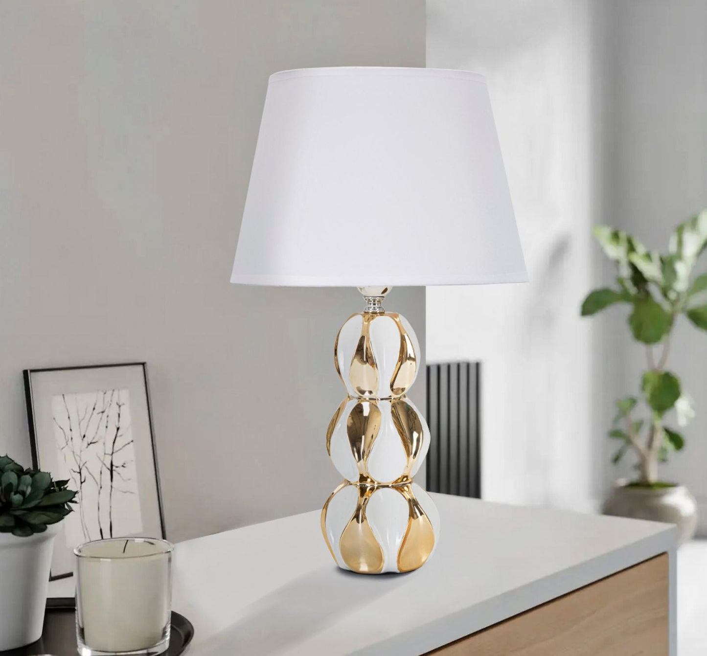 Tischleuchte Eleganza Glam Balls ø 28x46
