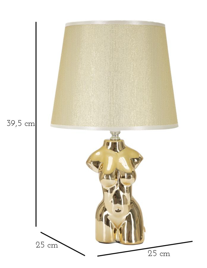 Nachttischlampe Feminine Eleganz cm ø 25x39,5