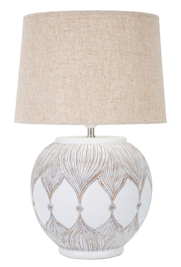 "Atene" Resin Table Lamp, Ø 38 cm, Height 59 cm