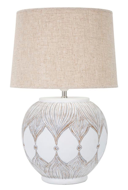 "Atene" Resin Table Lamp, Ø 38 cm, Height 59 cm