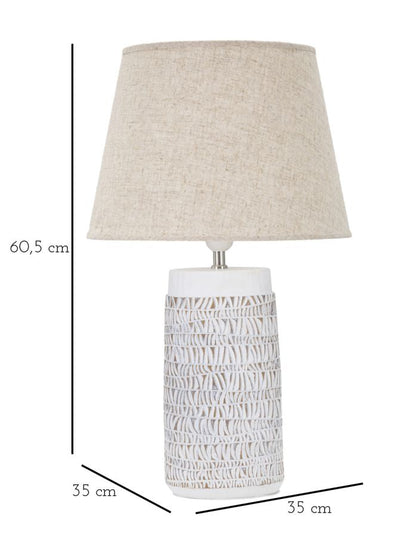 Tischleuchte Nairobi aus Harz Ø 35 cm – Elegant und modern