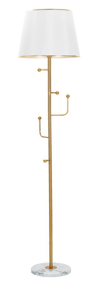 Elegante Stehleuchte mit Kleiderhaken, 41 x 173 cm (ØxH)