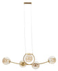 Japanese Chandelier with 5 Lights 100x33x30 cm