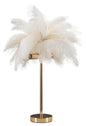 Elegant Palm White Table Lamp 40 cm Ø x 55 cm