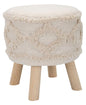 Elegant Damask Stool Ø 35x40