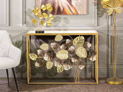 Elegante Konsole Leavy 108x36,8x80 cm