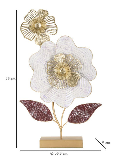 Lovi Blumen-Skulptur 35,5x9x59 cm