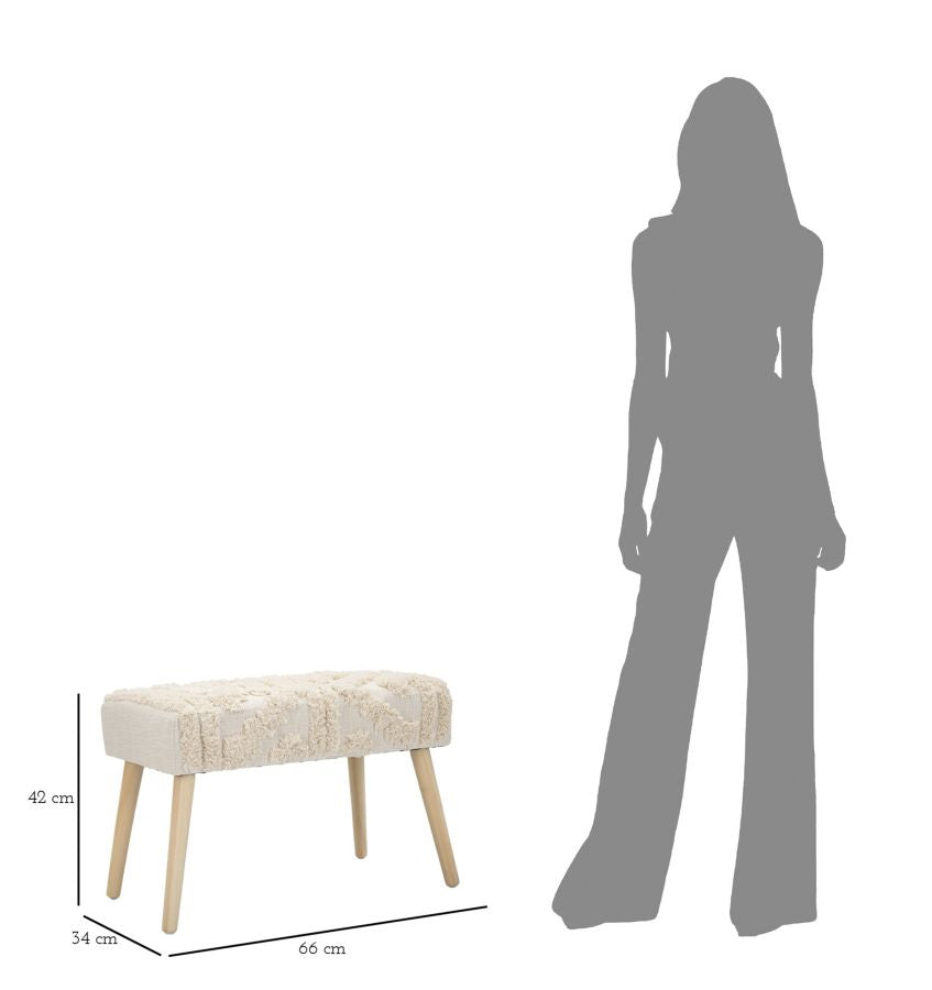 Panchetta Elegant Damast 66x34x42