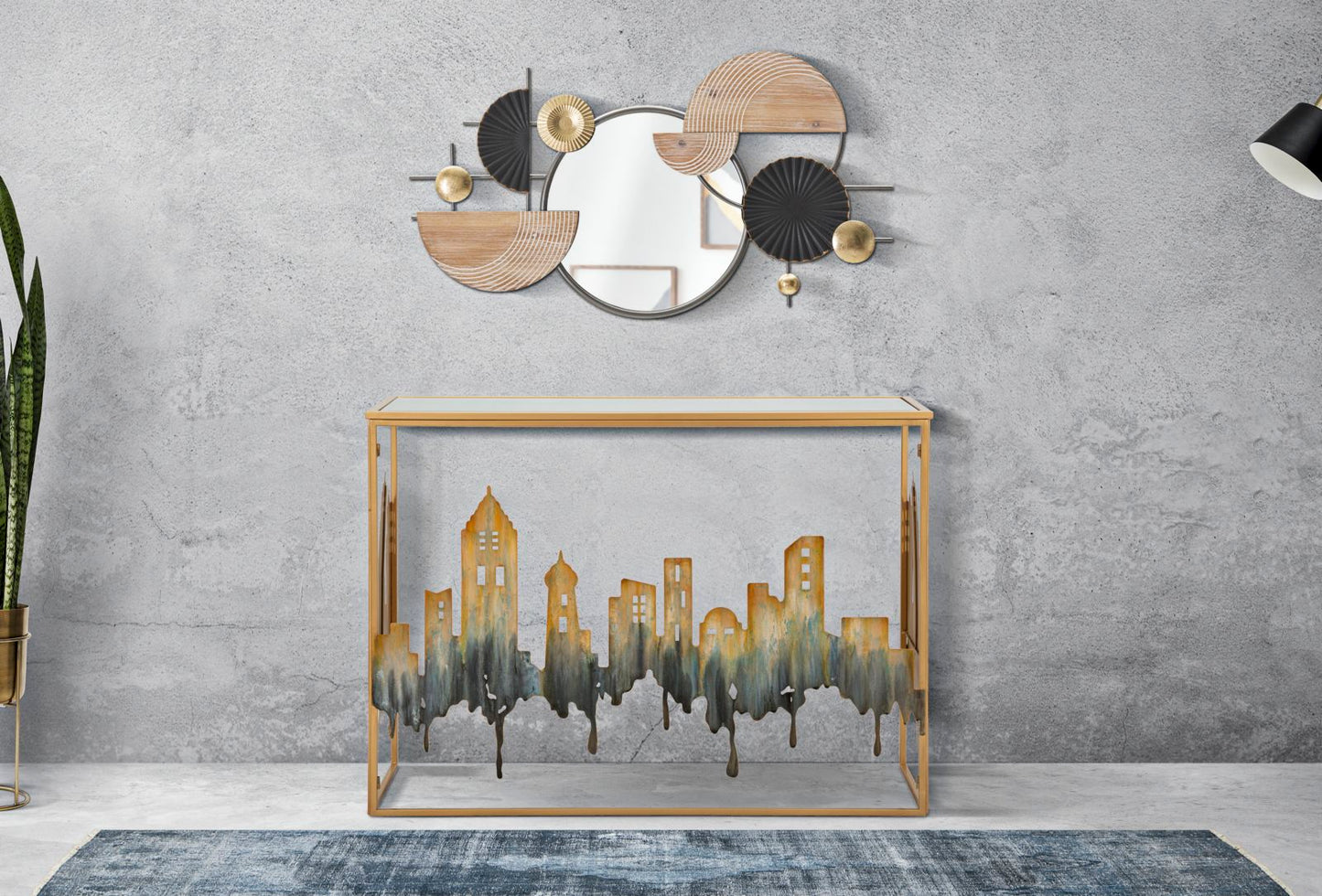 Elegante Konsole City 110x38,5x81 cm