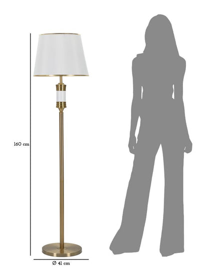 Stehleuchte Elegant Whity 41 cm ø x 160 cm