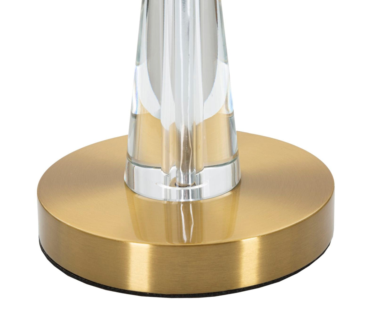 Elegant crystal table lamp cm ø 30x56