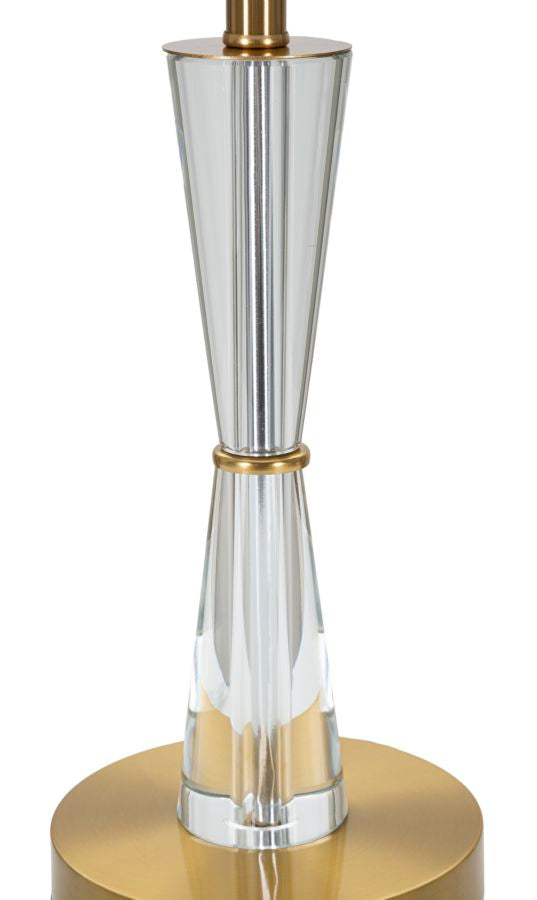 Elegant crystal table lamp cm ø 30x56