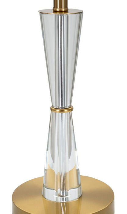 Elegant crystal table lamp cm ø 30x56