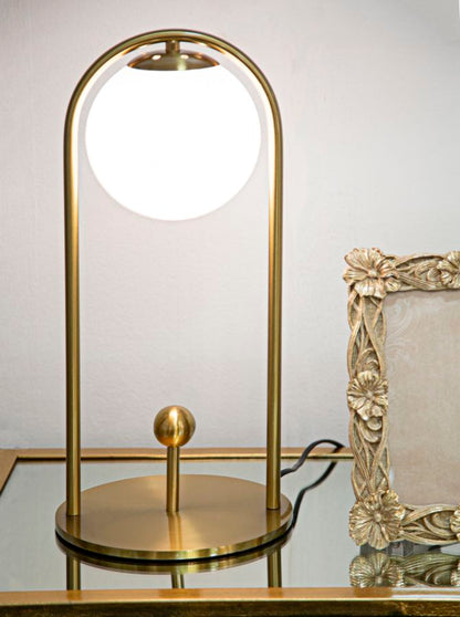 Elegante Tischleuchte Glamy Arc – cm ø 21x47