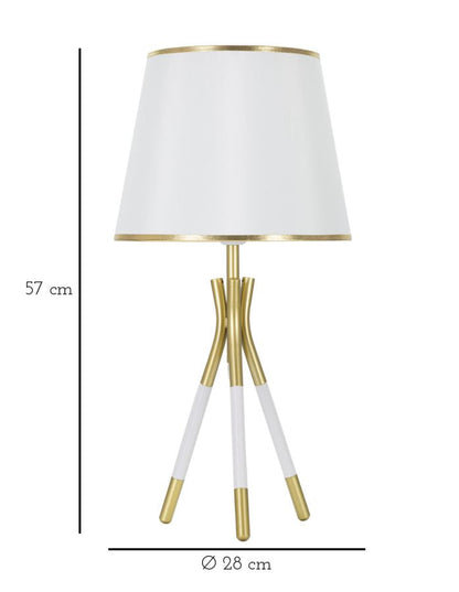 Tischleuchte Triply Elegant Ø 28 cm x 57 cm