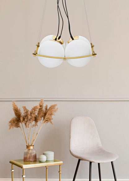 Japanese Square Chandelier 45x45x20 cm