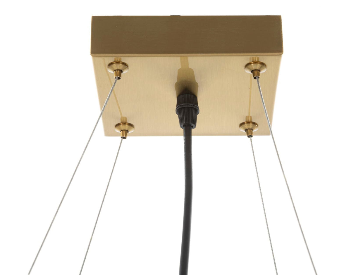 Japanese Square Chandelier 45x45x20 cm