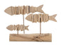 Natural Fish Sculpture 37x10x24 cm