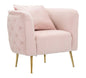 Elegant Bucharest Armchair Pink 76x74x73