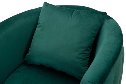 Sessel Bukarest Grün Elegant 76x74x73 cm