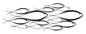 Fishy 3D Metal Wall Decor Panel 100x1x35 cm