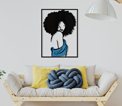 Pannello Decorativo 3D Elegante Afef 60x1,3x80 cm