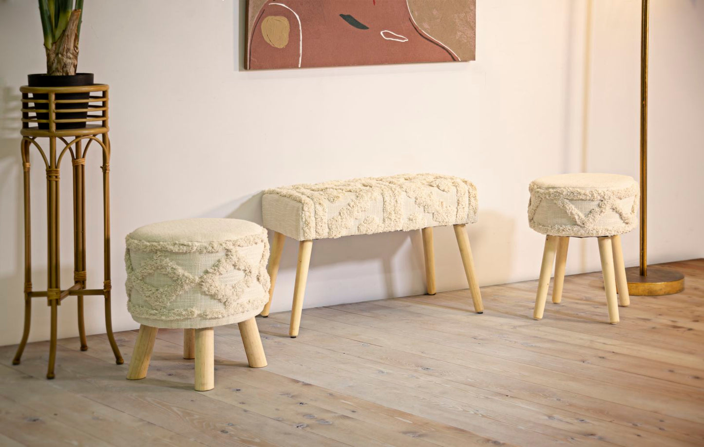 Panchetta Elegant Damast 66x34x42