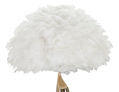 Elegante weiße Stehleuchte cm ø 50x165