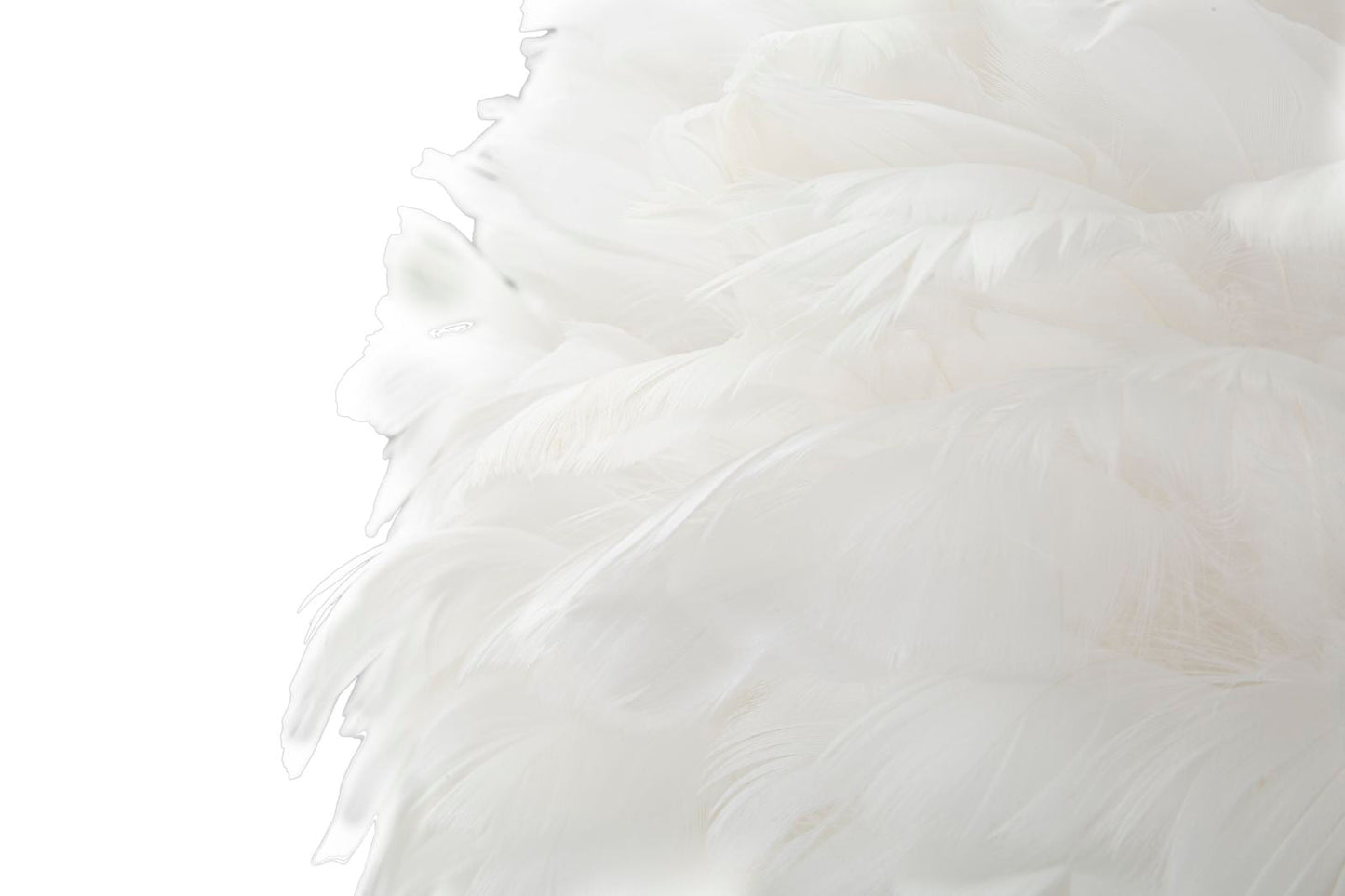 Elegante weiße Stehleuchte cm ø 50x165
