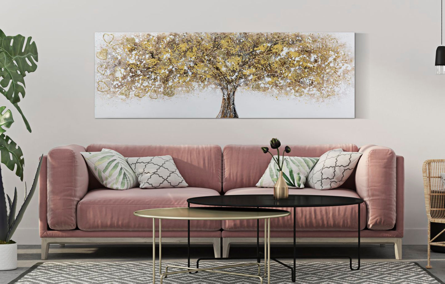 Leinwandbild Imposanter Baum – 180x3,8x60 cm