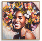 Framed Canvas Painting with Elegant Frame - 82x4.5x82 cm