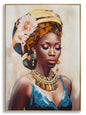 Painted Canvas with Ayda Frame - Elegance and Culture in Dimensions 72x4.5x102 cm