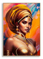 Painting on canvas with elegant frame - Samira - 72x4.5x102 cm