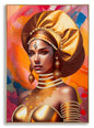 Samira Canvas Painting with Elegant Frame - 72x4.5x102 cm
