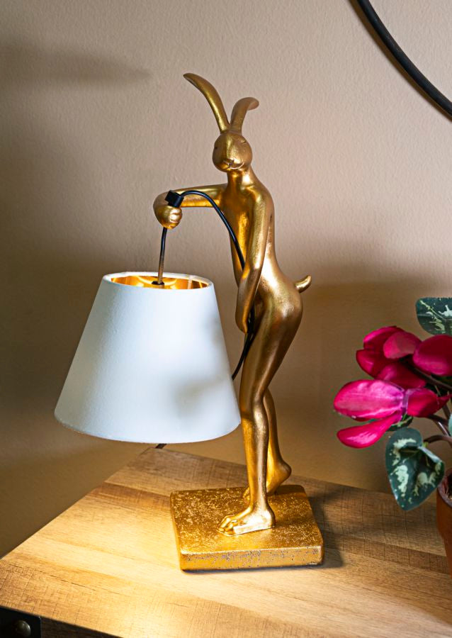 Tischlampe Hase Einzigartiges Design cm 26x16x47