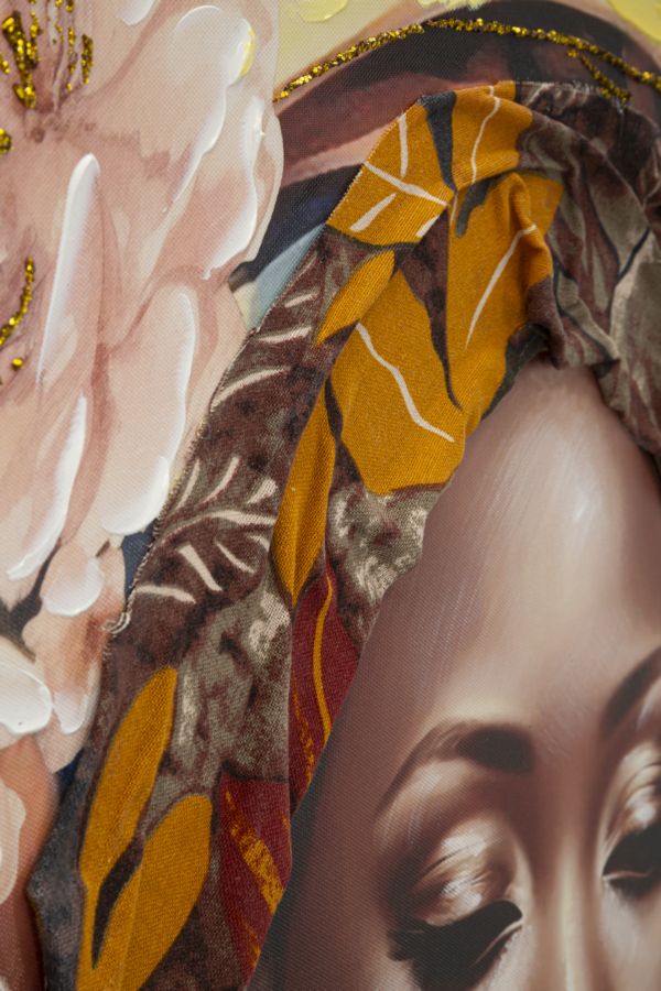 Dipinto su Tela con Cornice Ayda - Eleganza e Cultura in Dimensioni 72x4,5x102 cm