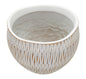 Elegant Stiky Resin Cachepot Ø 26x20.5 cm