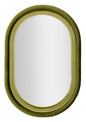 Antony Muto Mirror in Elegant Green Velvet 60x4x90 cm