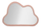 Pink velvet cloud mirror 90x4x60 cm