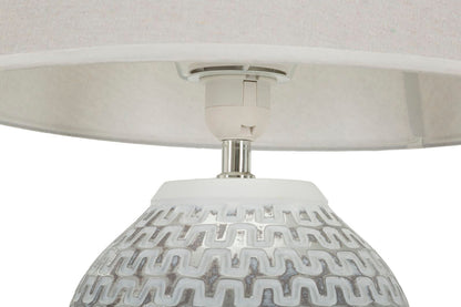 Tischlampe Wave aus Harz Ø 35 cm – Höhe 65 cm