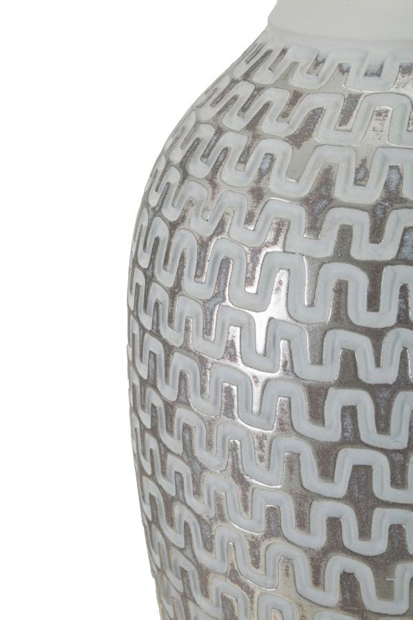 Tischlampe Wave aus Harz Ø 35 cm – Höhe 65 cm