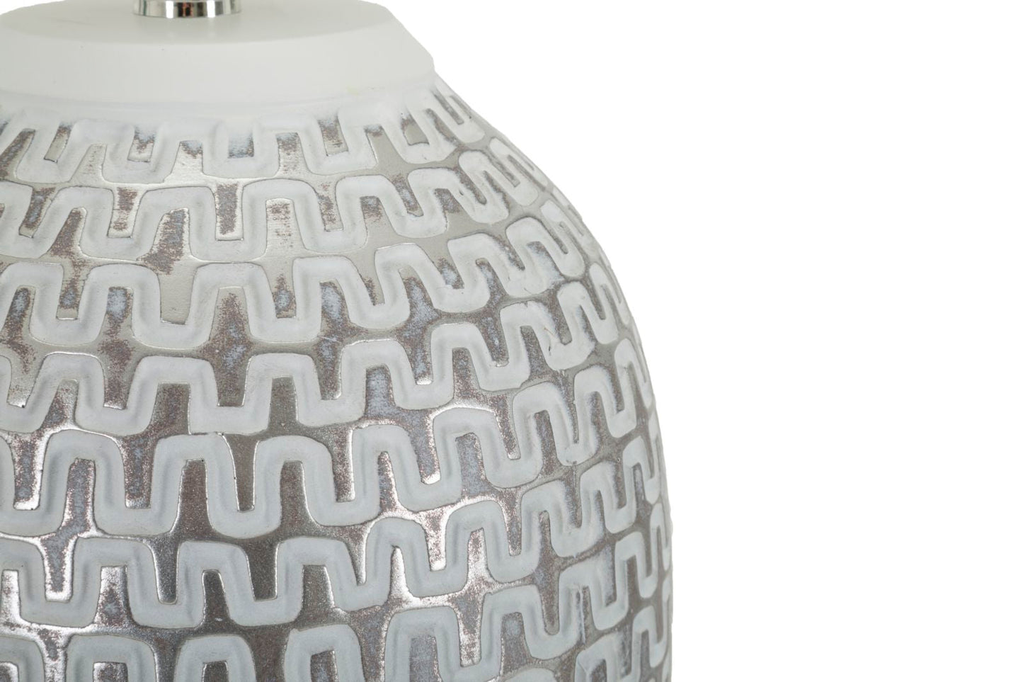 Tischlampe Wave aus Harz Ø 35 cm – Höhe 65 cm