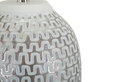 Tischlampe Wave aus Harz Ø 35 cm – Höhe 65 cm