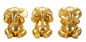 Cute Elephants Set "See No Evil, Hear No Evil, Speak No Evil" - 3 Pieces 15.5x20.5 cm